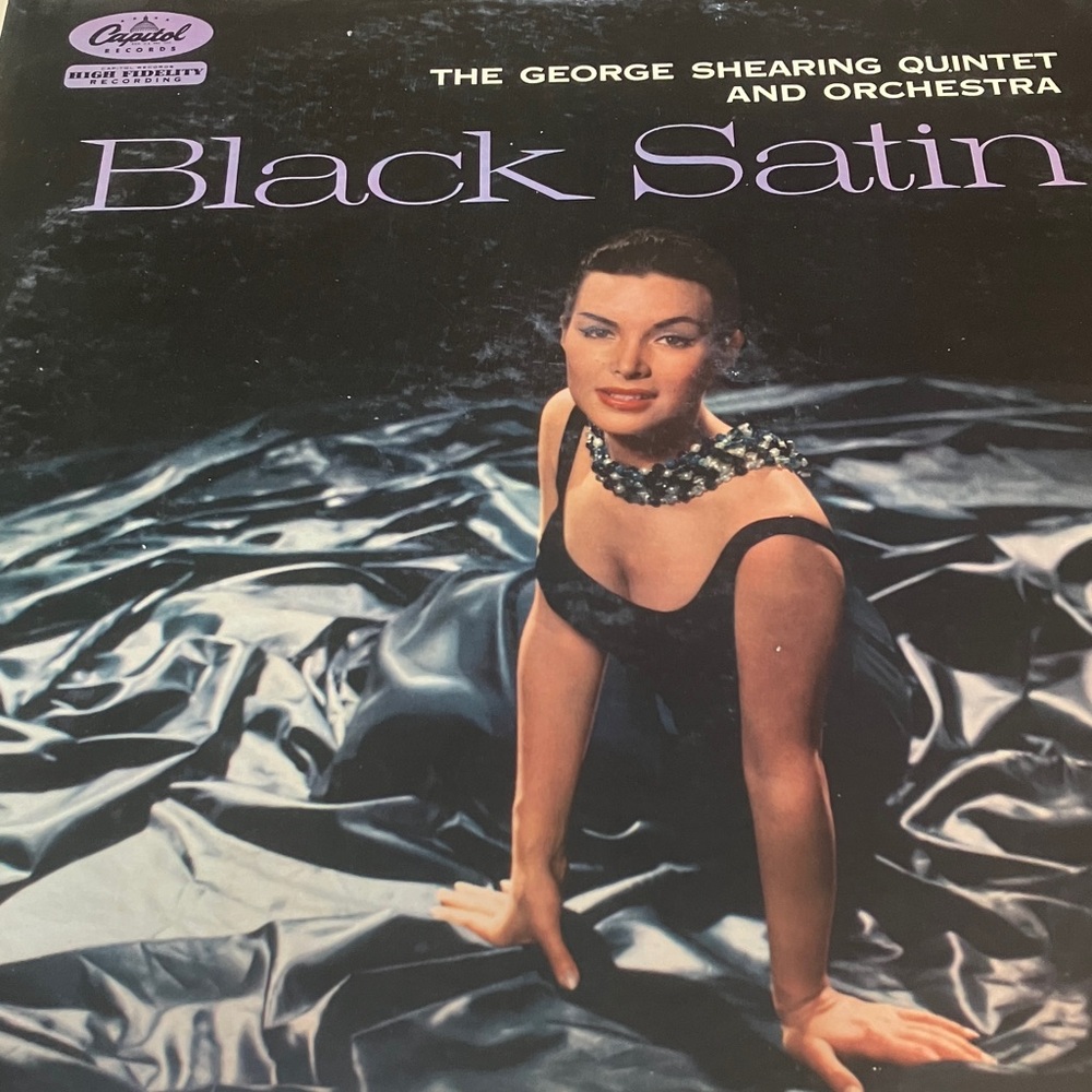 Black Satin Vinyl Record